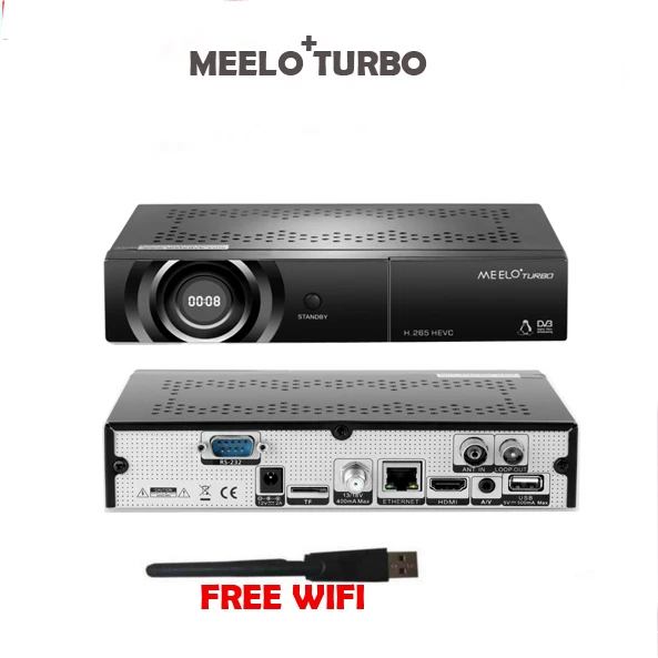 MEELO TURBO DVB-S2/C/T2 спутниковый ресивер Linux цифровой дисплей процессор 256MB Flash 512MB DDR такой же, как meelo one pro