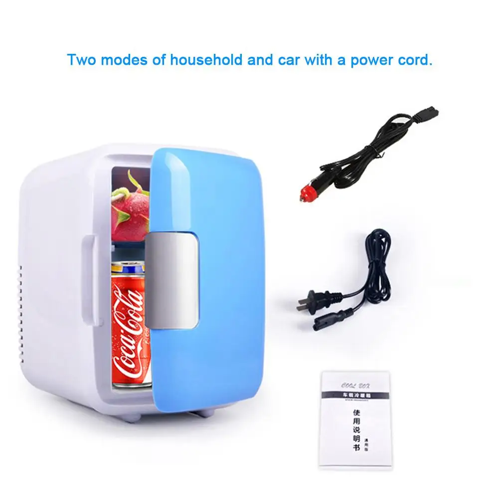 

Dual-Use 4L Home Car Use Refrigerators Mini Refrigerators Freezer Cooling Heating Box Cosmetic Fridge Makeup Refrigerators