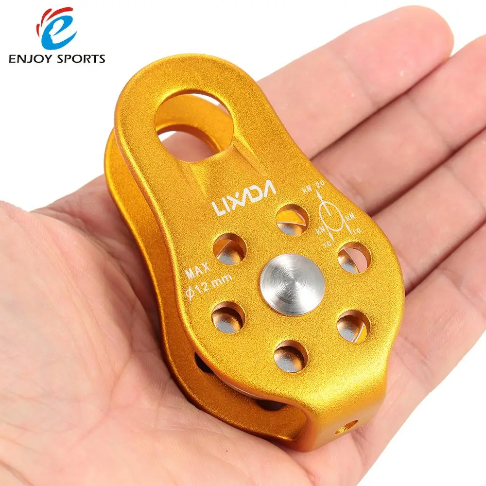 Buy Lixada Professional Fixed Gear Mountaineering Rock Fixed Single Pulley Rock