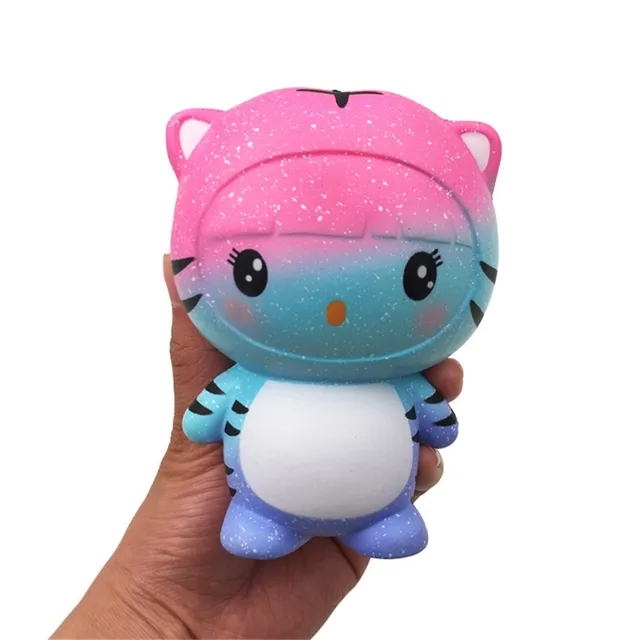 2018 New Fashion Squishy Colourful Tiger Scented Charm Slow Rising Squeeze Stress Reliever Toy With High Quality Hot Sale Kid#