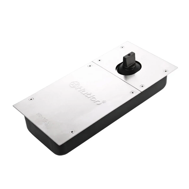 

65Kgs Load Capacity Floor Spring Hydraulic Check Buffer Double Action Ground Hinge For Glass Door Fitting HC-3021