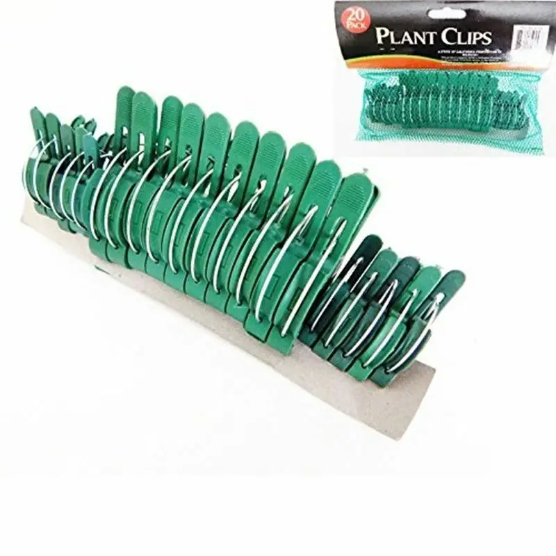 

Plastic Gardening Sprung Spring Clip Green Plant Care Soil Tool & Accessories