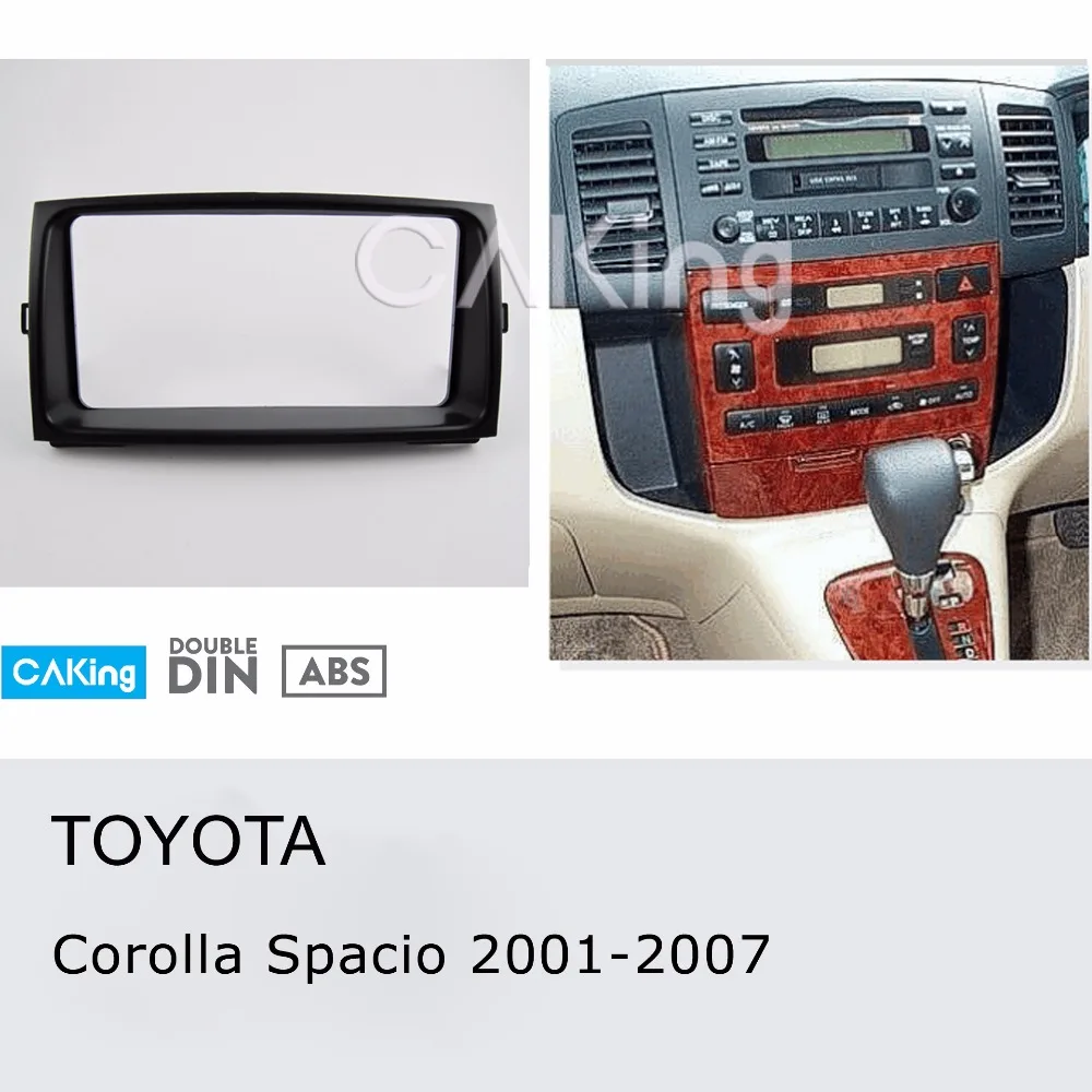 Автомобильная панель радио для TOYOTA Corolla Spacio 2001-2007/Corolla Verso 2001-2004 Dash Kit установка переходная пластина рамка адаптер