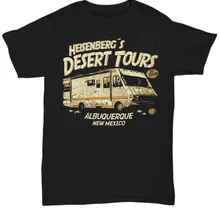 Лидер продаж года; Супермодная футболка с короткими рукавами и надписью «Breaking Bad Heisenberg deserte Tours»; футболки унисекс на заказ