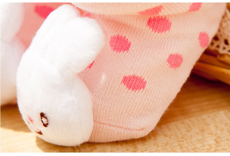 3 пары весенне-осенних носков для новорожденных 0-3-12 месяцев Детские нескользящие носки из чистого хлопка