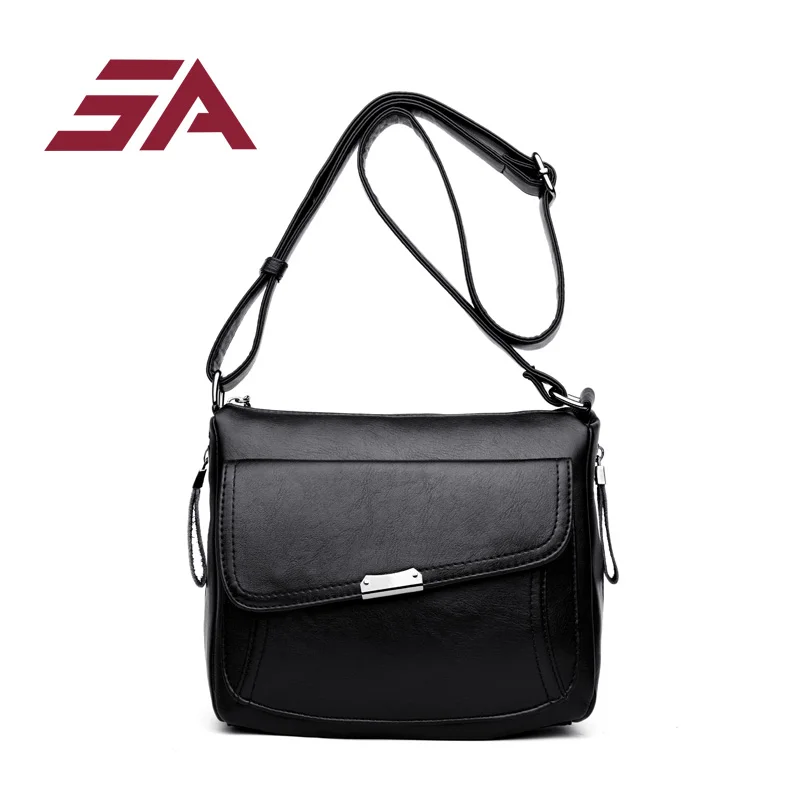 

SA New Style Women Leather Handbags Women Bag sac a main female Luxury Handbags Women Bags Designer Small Handbag 2018 Sling