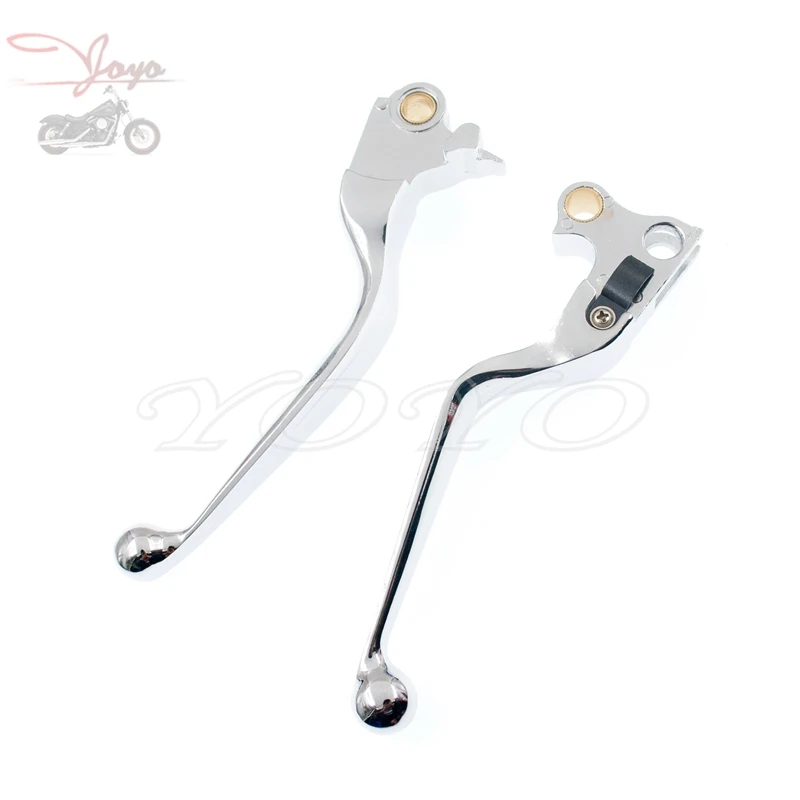 Motorcycle Chrome Clutch Master Cylinder Brake levers For Harley
