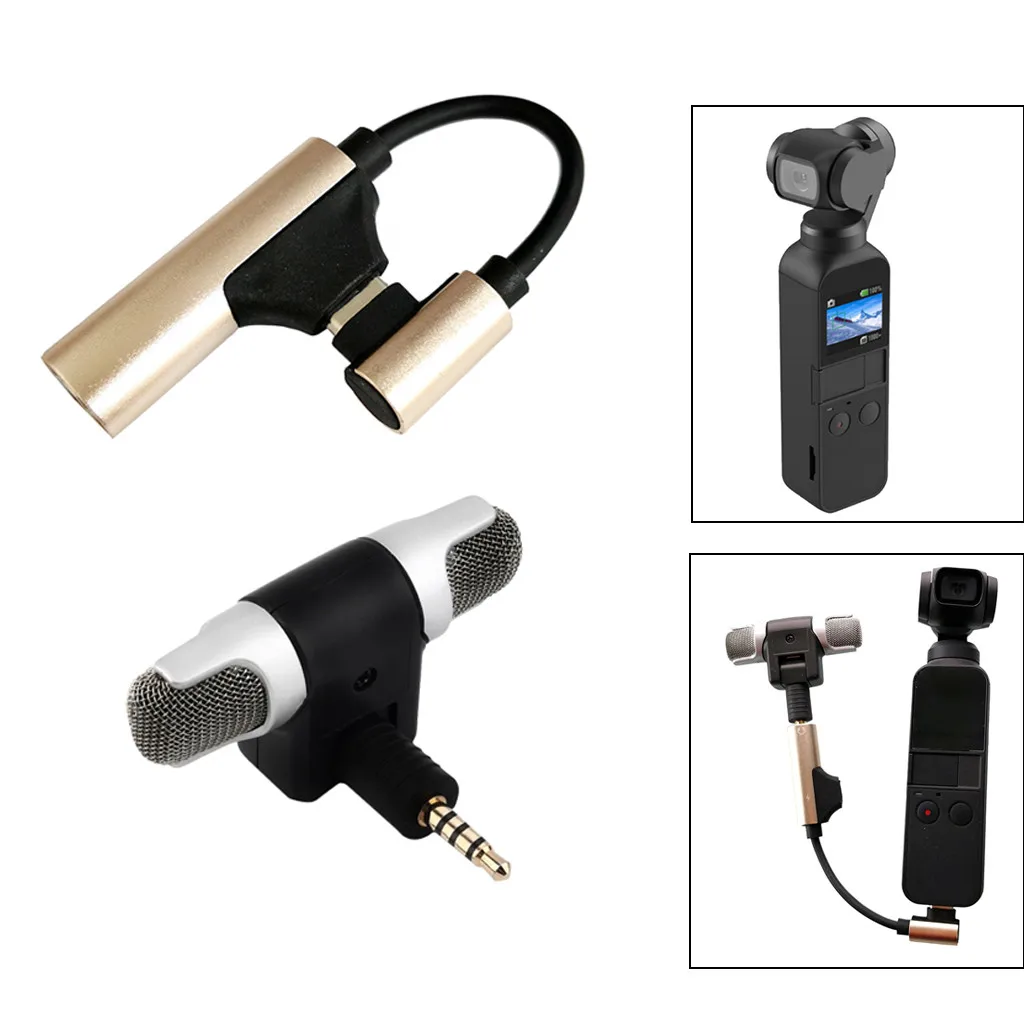 HIPERDEAL внешний микрофон для камеры микрофон внешний беспроводной микрофон для DJI Osmo ручной Gimble 4K камера# D