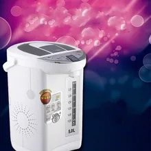 304 электрический термос из нержавеющей стали 5L большой объем для воды, безопасность автоматического выключения, Электрический чайник