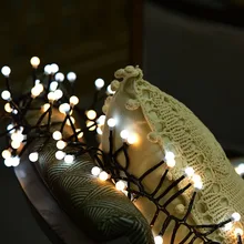 Светодиодный строка сигнальная лампа Водонепроницаемый висит в помещении/на открытом воздухе Декоративная гирлянда для сада, на свадьбу, Рождество вечерние tx