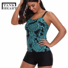 Купальный костюм танкини с принтом больших размеров, женский купальный костюм из двух частей, купальный костюм, Шорты для плавания, женские бразильские бикини, купальные костюмы, купальный костюм