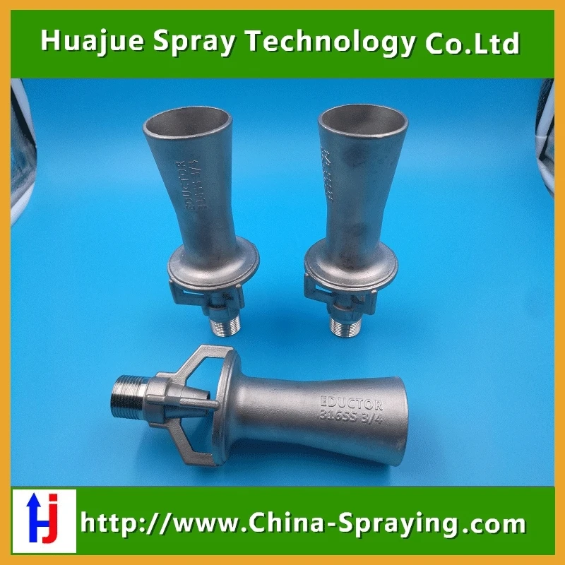

1/4-316ss, Eductor nozzle,venturi nozzle,tank mixer fluid eductor spray nozzle,Water treatment Spray Nozzle