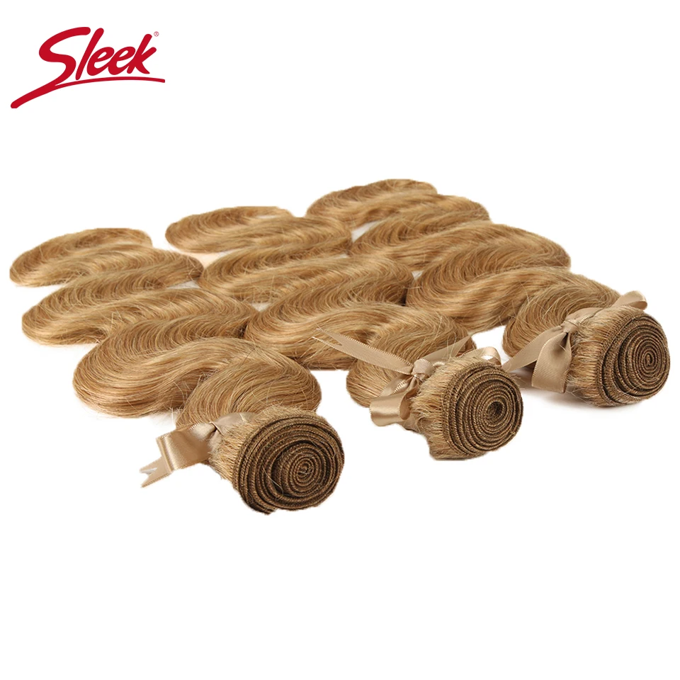 Sleek Mink Blonde Colored 27and 613 Brazilian Body Wave Remy Hair Weave Bundles 10 To 26 Inches Hair Extension Free Shipping Sleek Mink Blonde Colored 27and 613 Brazilian Body Wave Remy Hair Weave Bundles 10 To 26 Inches Hair Extension Free Shipping