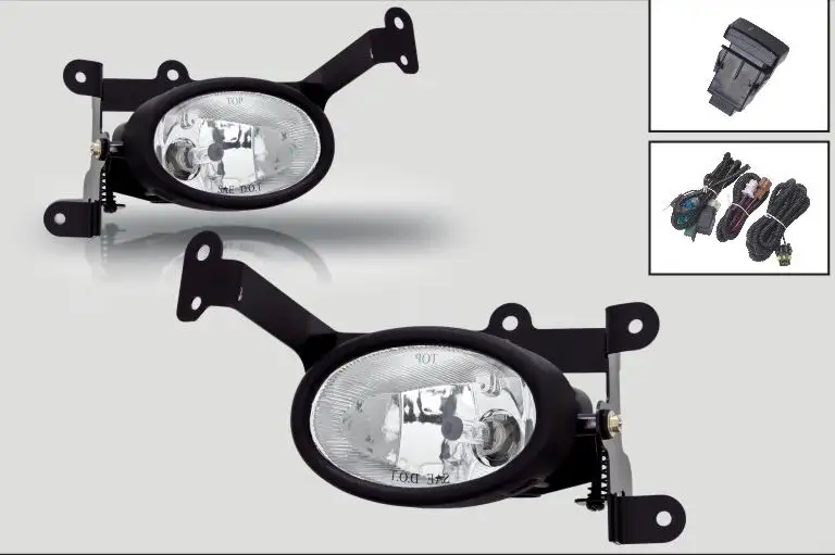 Чехол для Honda Civic 2 двери туман светильник 2006 2007 2008 Галогенные Противотуманные