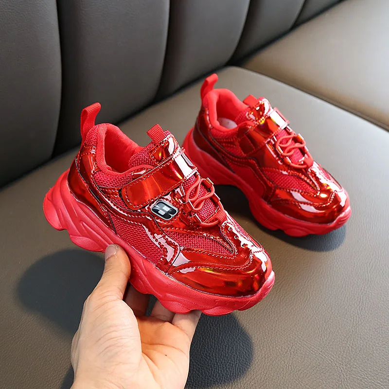 

KissMud 2019 Autumn Kids Casual Shoes Girls Fashion Mesh Breathable White Sneakers New Baby Boys Black Running Sports Shoes
