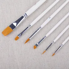 6 шт/лот нейлоновая многофункциональная кисть для масляной акварели гуашь художественная живопись Рисование художественные канцелярские принадлежности