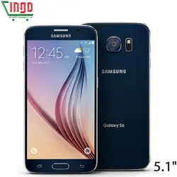 Разблокированный samsung Galaxy S6 край G925F/S6 G920F 4G LTE мобильный телефон, 3 Гб оперативной памяти, Оперативная память 32 GB Встроенная память Octa Core 5,1 "16MP