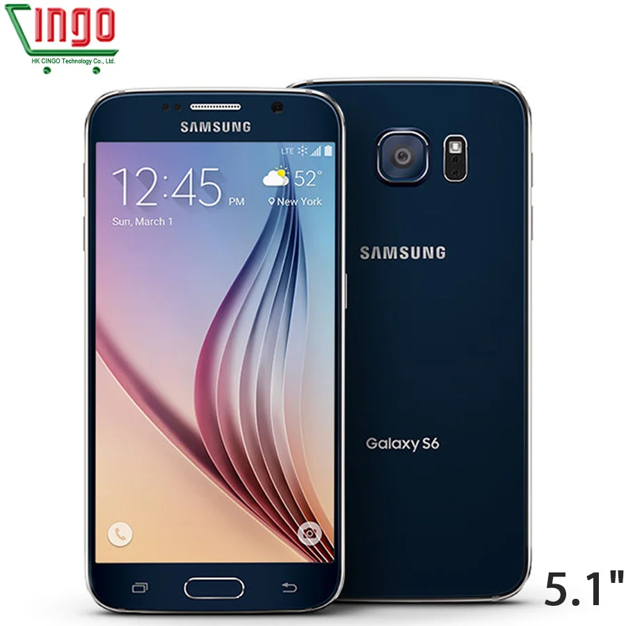 Разблокированный samsung Galaxy S6 край G925F/S6 G920F 4G LTE мобильный телефон 3 Гб оперативной