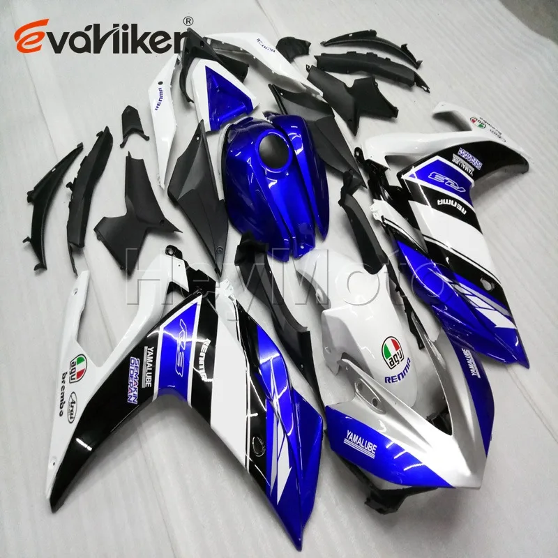 Обтекатель из АБС-пластика для R3 2015 2016 YZFR25 синие и белые панели мотоцикла