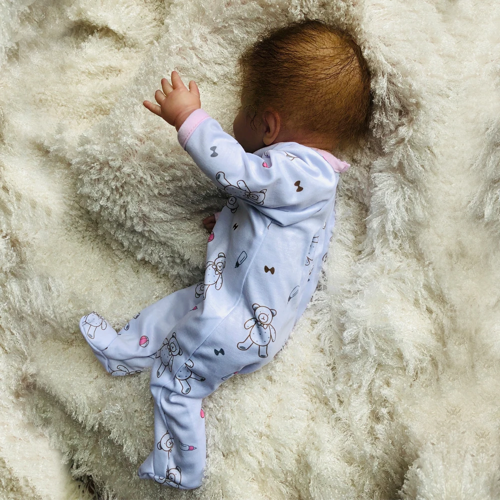 20 дюймовая силиконовая кукла Reborn из винила богатая картина куклы bebe реалистичные