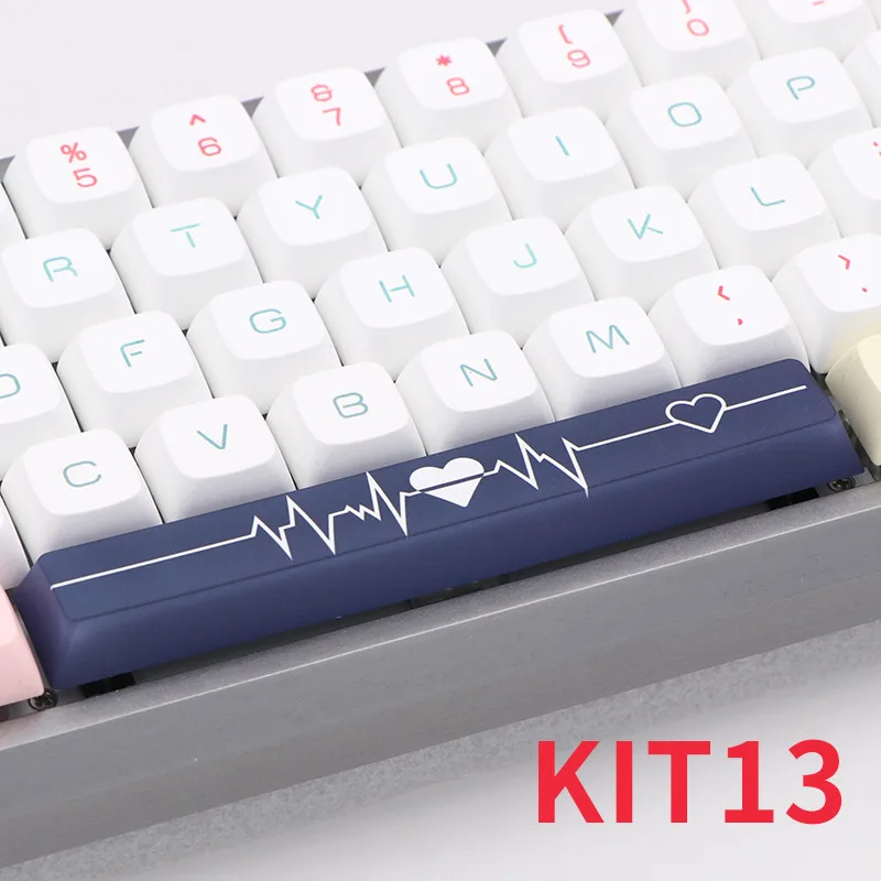 Five sides Dye-subbed PBT Spacebar 6.25U cherry profile keycap for DIY mechanical keyboard