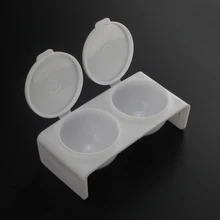 Акриловый стакан для жидкости, пластиковая чаша для посуды, чашка с крышкой, жидкий блеск, акриловый порошок, ручка для ногтей, промывка икры, инструменты для укладки ногтей