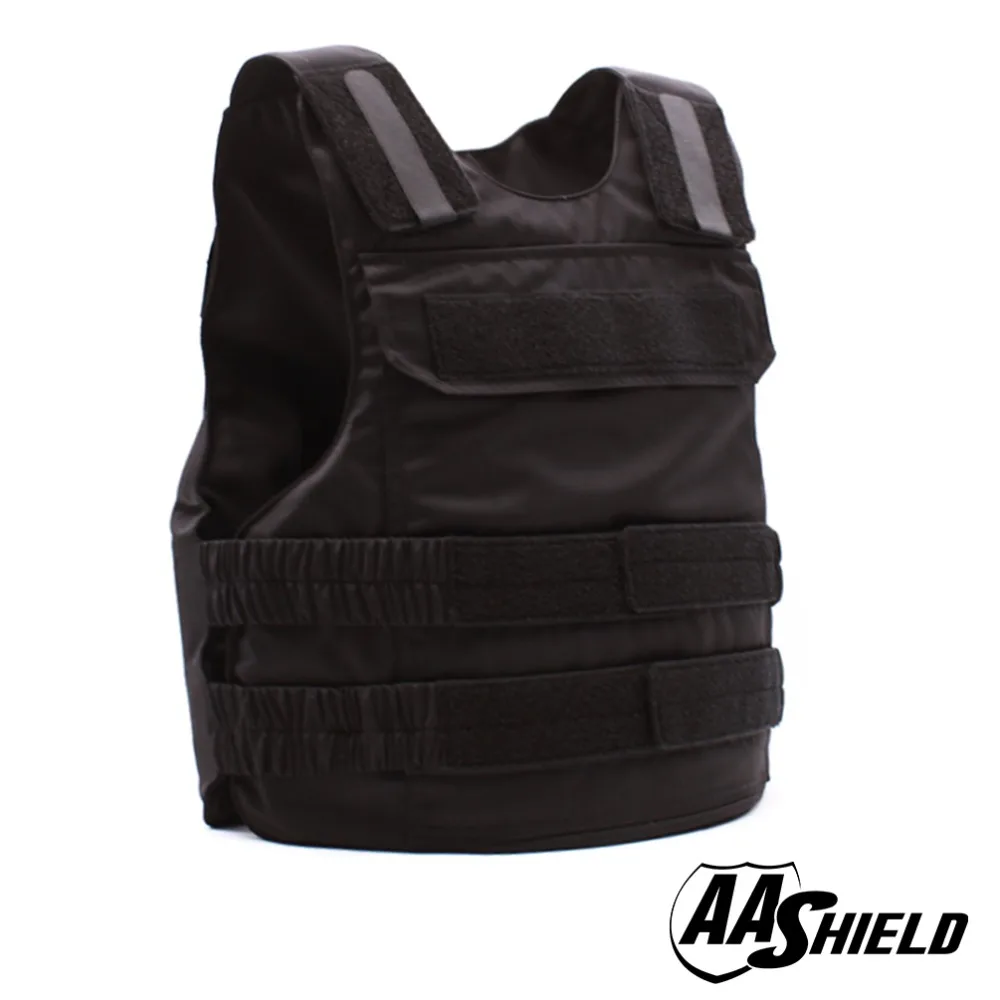 

AA Shield Ballistic Suit Body Armour Vest Comfortable Bullet Proof UHMWPE Core Insert Safety M/L Level NIJ IIIA Black
