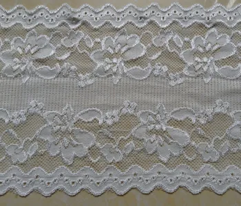 

15cm exquisite elastic jacquard lace, soft and elegant stretch lace trimming,XERY13700