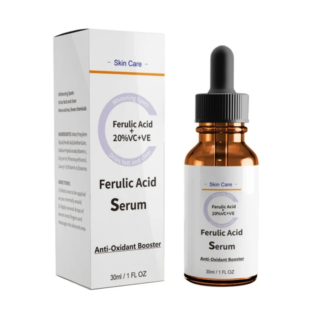 

Facial Ferulic Acid Serum Moisturizing Exfoliation Repair Wrinkles Firming Skin Body Anti-Aging Body Anti-Oxidant Essence