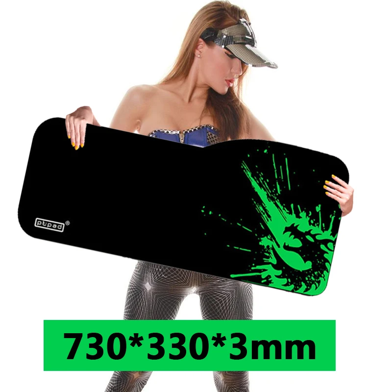 

Large Gaming Mouse Pad Green Dragon Grande Keyboard Pad Desk Mat cs go Game Mouse Pad Rubber Playfully Gamer Gift
