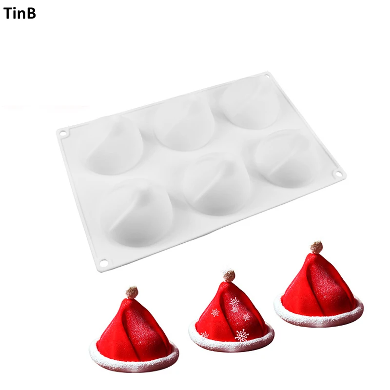 Aliexpress Buy Christmas Hat Silicone Molds Cake
