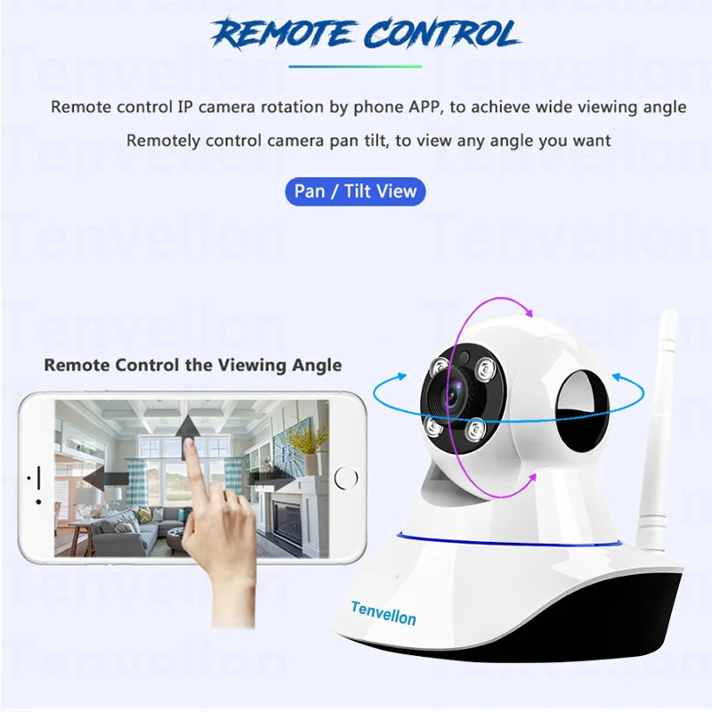 1080 P IP wifi камера 2.0MP беспроводная видеонаблюдения умная Камера Безопасности ИК