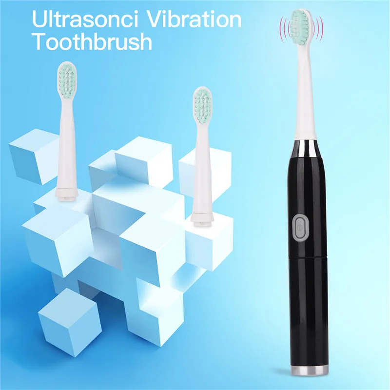 

35000 Strokes/Minute Sonic Electric Toothbrush With Smart Timer Three Brushing Modes IPX7 Waterproof With 3 Brush Heads Nozzles