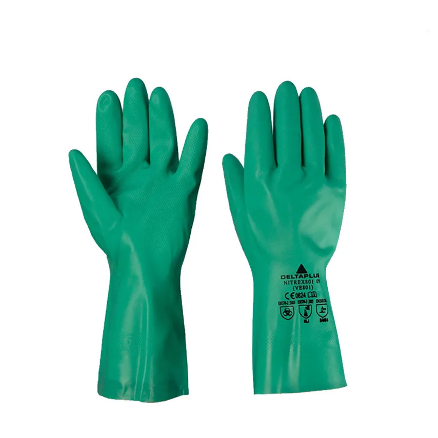 Butyl nitrile anti chemical gloves Naisuan acid solvent painting