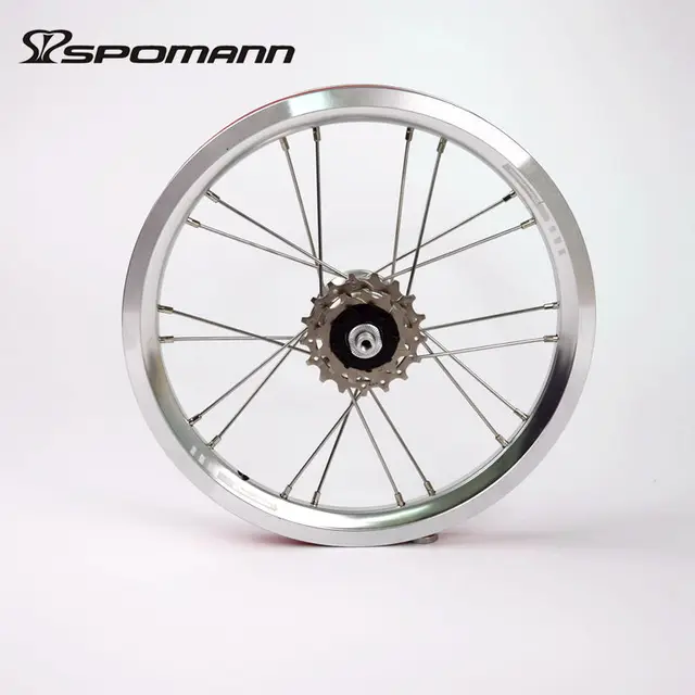 SPOMANN 16 Inch Bicycle Wheels BMX Alloy Wheelset 3 speeds 74/85mm Folding Bike Wheel Set 9/13