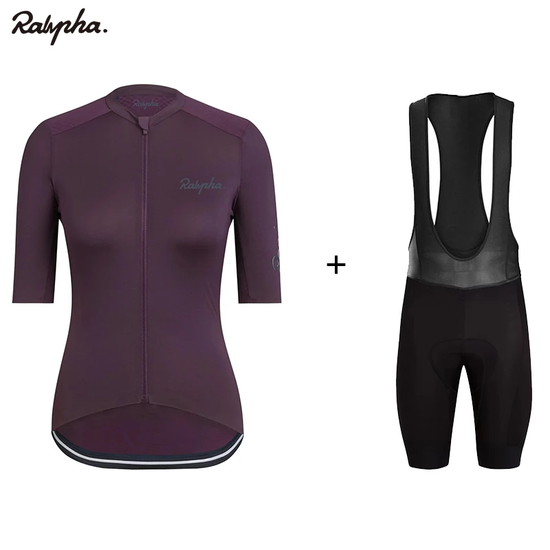 

Raphaing 2019 Summer Cycling Clothing Women Set Bike Clothing Breathable Anti-UV Bicycle Wear/Short Sleeve Cycling Jersey Sets