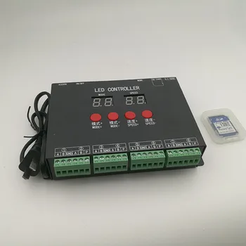 

offline player for DMX512 controller use for 4 port and 8 port led controller to Load WS2811 resume from break-point led pixel