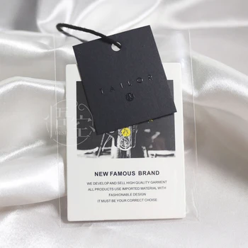 

Men and women clothing label special paper tag design tag