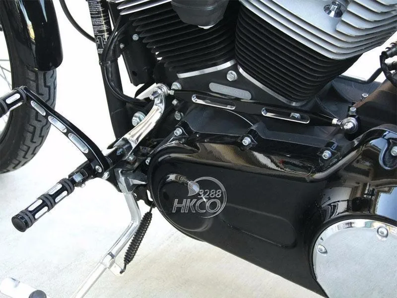 Алюминиевый край вырезанные педали для ног мотоцикла для Harley Dyna Softail скрещенные кости V-Rod Electra Touring