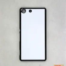 Для sony M5/M4/M3 DIY 2D сублимации прочный ПК пластик пустой корпус чехол с алюминиевой пластины DHL