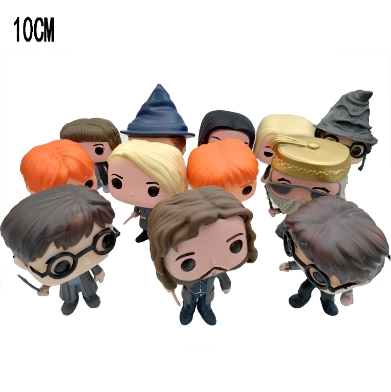 

12pcs/set Funko POP Original Severus Snape Vinyl PVC Action Figure movie anime figure Model kids figurine Toys gift 10CM