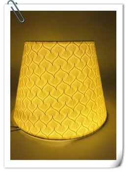 

Lamp shade for table lamp Art Deco ripple pattern Fabric lamp cover Fashionable Decorative E27 bedroom table lampshade