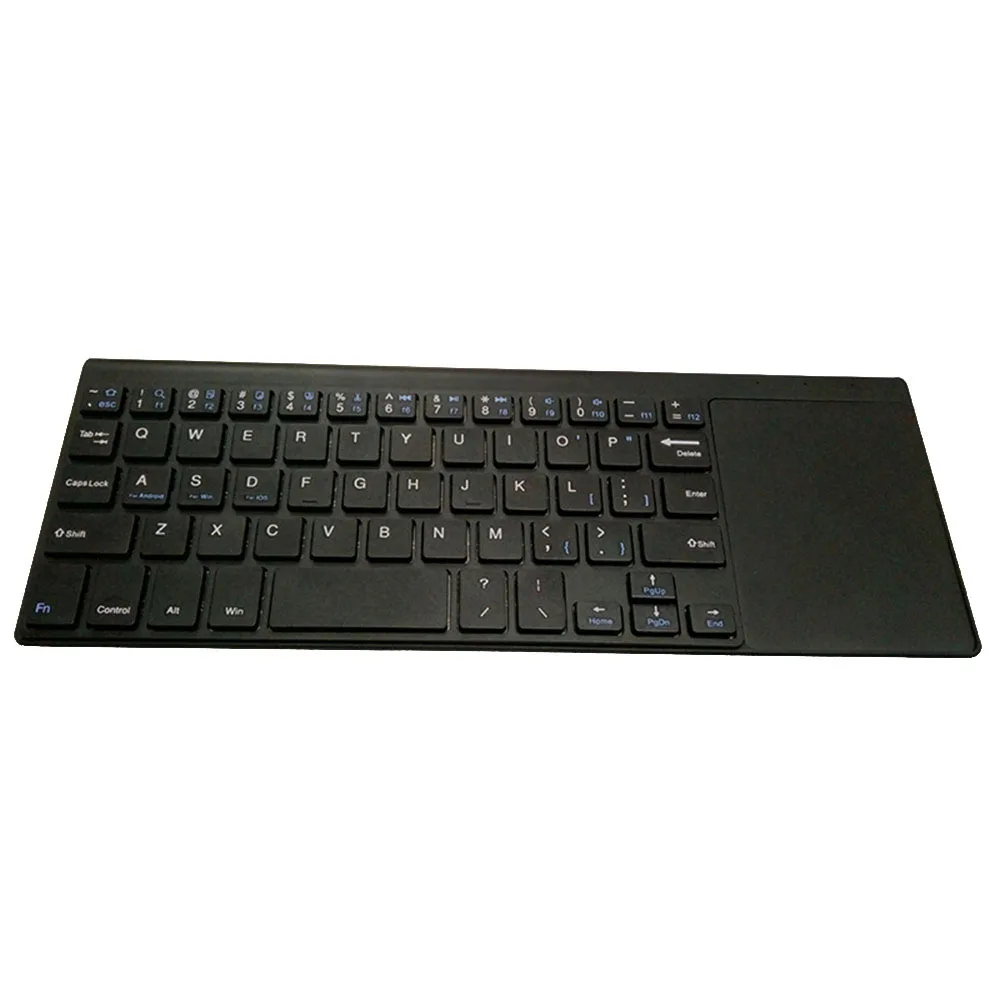 Мини беспроводная клавиатура с тачпадом для компьютерных игр 2,4 ГГц Беспроводная клавиатура портативная для ноутбука планшета