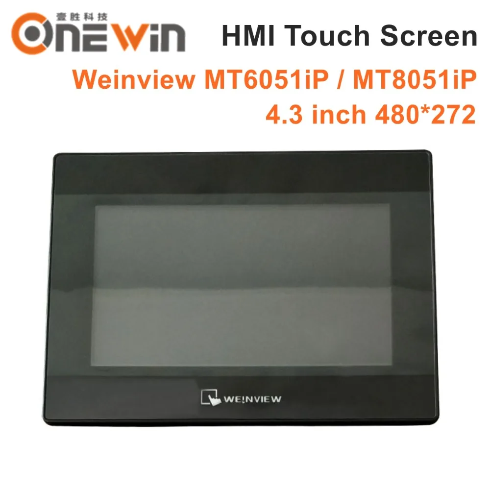 WEINVIEW/WEINTEK MT6051iP MT8051iP HMI Сенсорный экран 4,3 дюймов 480*272 USB Ethernet интерфейс человека машины дисплей