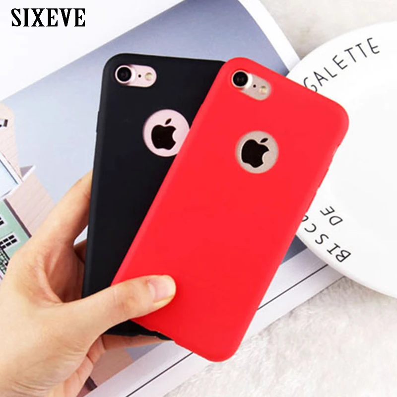 Роскошный мягкий силиконовый чехол SIXEVE для iPhone 6 s 7 8 Plus 5 5s SE X 10 6Plus 6splus 7plus 8plus милый