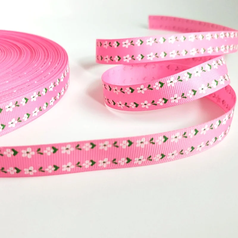 HL 15 мм 10 м/лот корсажные ленты Свадебная вечеринка декоративные ремесла Подарочная упаковка DIY Детские аксессуары для волос - Цвет: deep pink