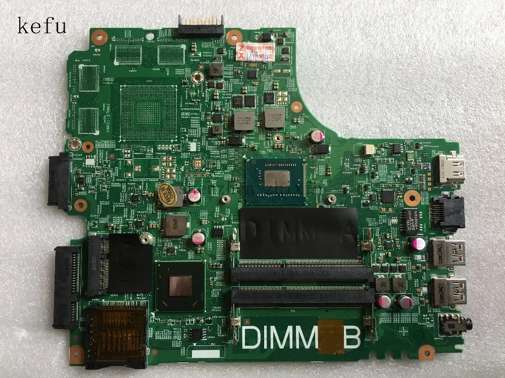KEFU для dell inspiron 3421 5421 материнская плата ноутбука с i3 2375U DDR3 5J8Y4 тест хороший|Материнские платы| |