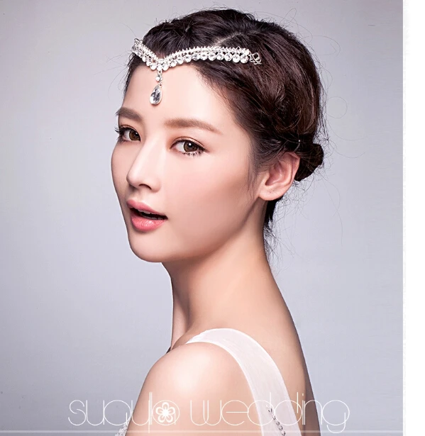 

South Korean pop for hair ornaments Korean amount between the eyebrows Pendant Chain LC880