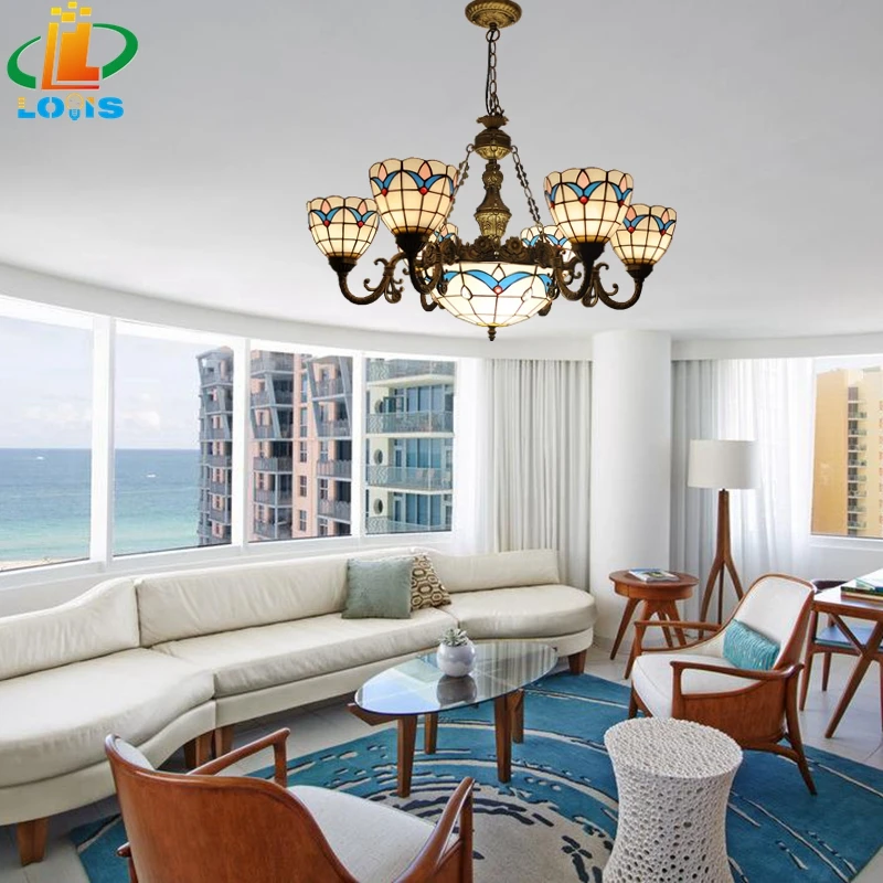 3北欧アメリカンパストラルティファニーシャンデリアリビングルームレスト7