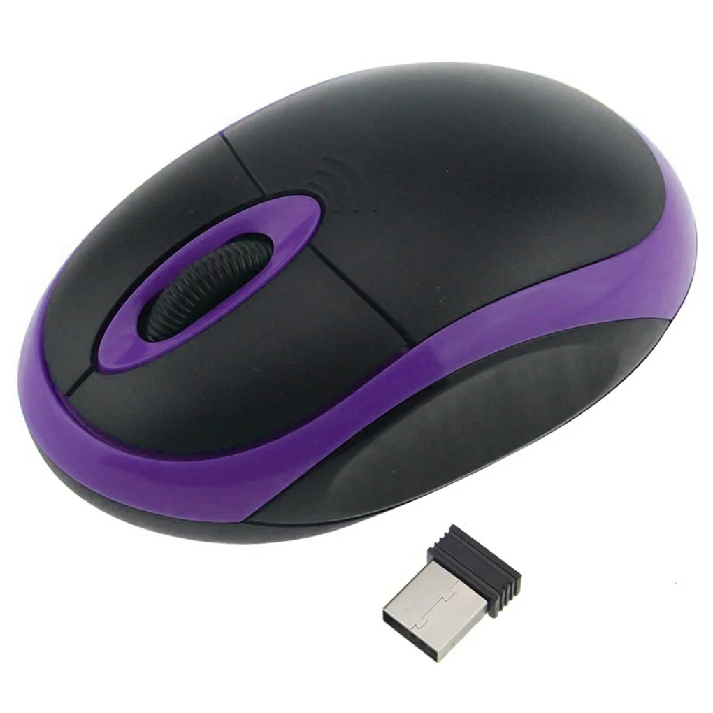 2,4 г цветная беспроводная мышь, мини беспроводная оптическая мышь, Офисная беспроводная компьютерная мышь для ПК и ноутбука - Цвет: NO.8